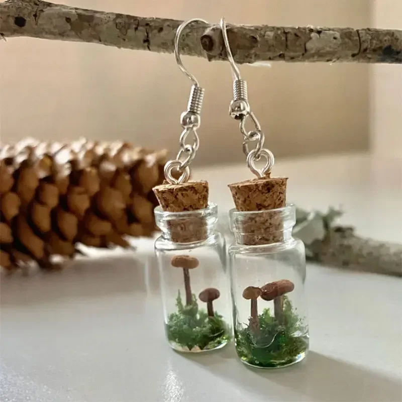 أقراط الفطر الحقيقي جرة/زجاجة  - مراجعة Preserved Moss Sheet وسعره
