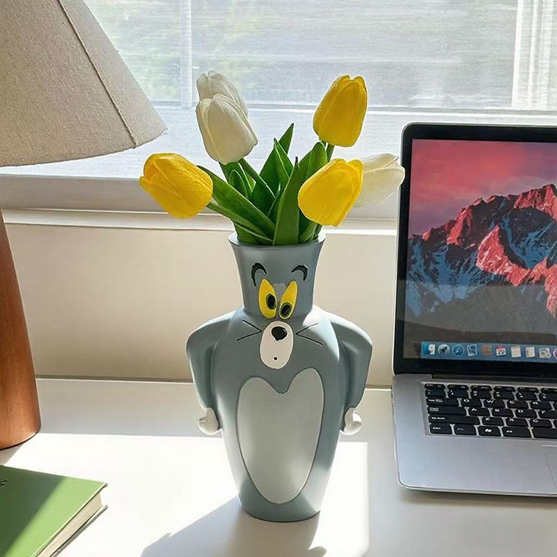 مزهرية كرتونية جديدة على شكل ت - مراجعة Florist Supply Vases وسعره