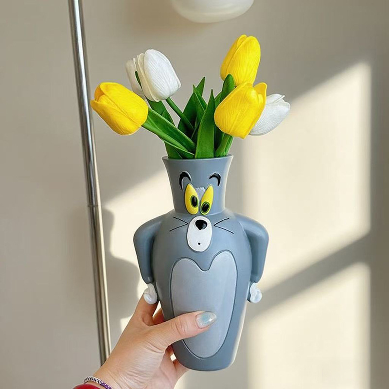 مزهرية كرتونية جديدة على شكل ت - مراجعة Florist Supply Vases وسعره