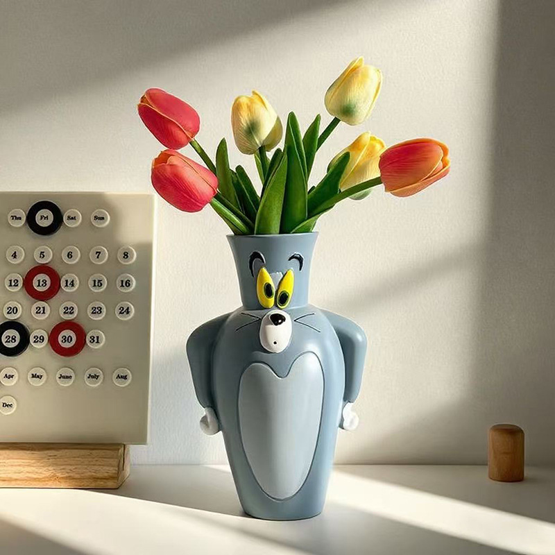 مزهرية كرتونية جديدة على شكل ت - مراجعة Florist Supply Vases وسعره